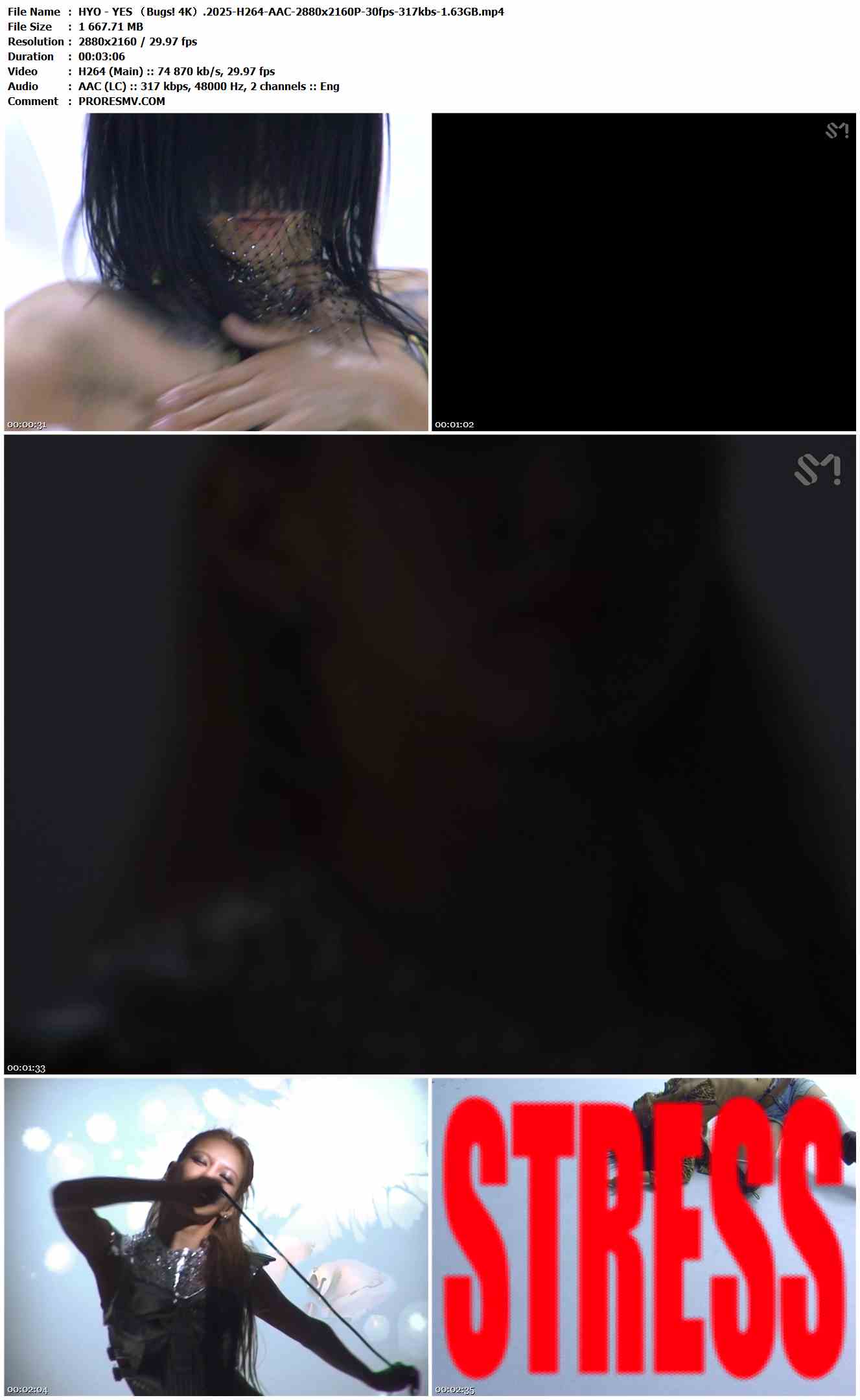 HYO - YES （Bugs! 4K）.2025-H264-AAC-2880x2160P-30fps-317kbs-1.63GB官方MV_高清MV
